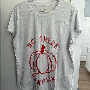 Isabel Maternity by Ingrid & Isabel White Pumpkin T-Shirt